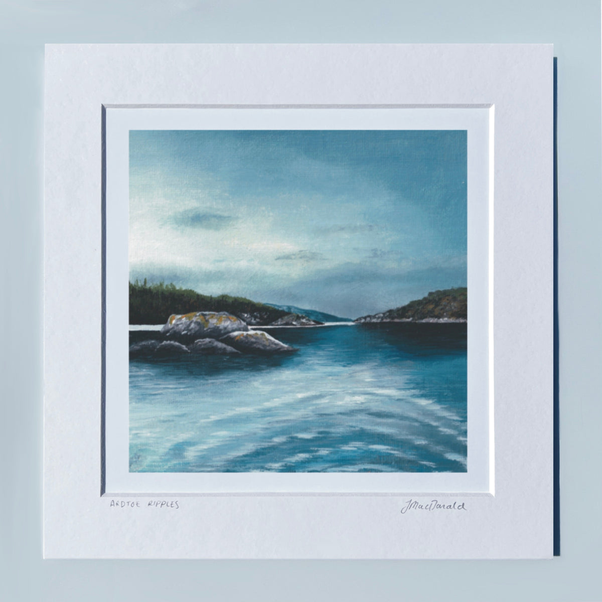 Ripples at Ardtoe Print