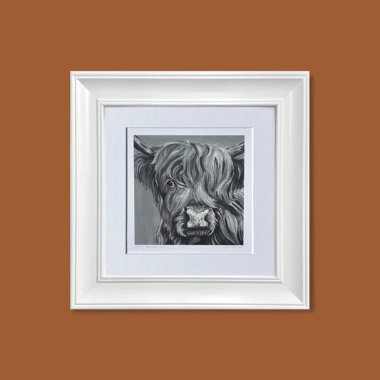 Hairy Highland Cow Print