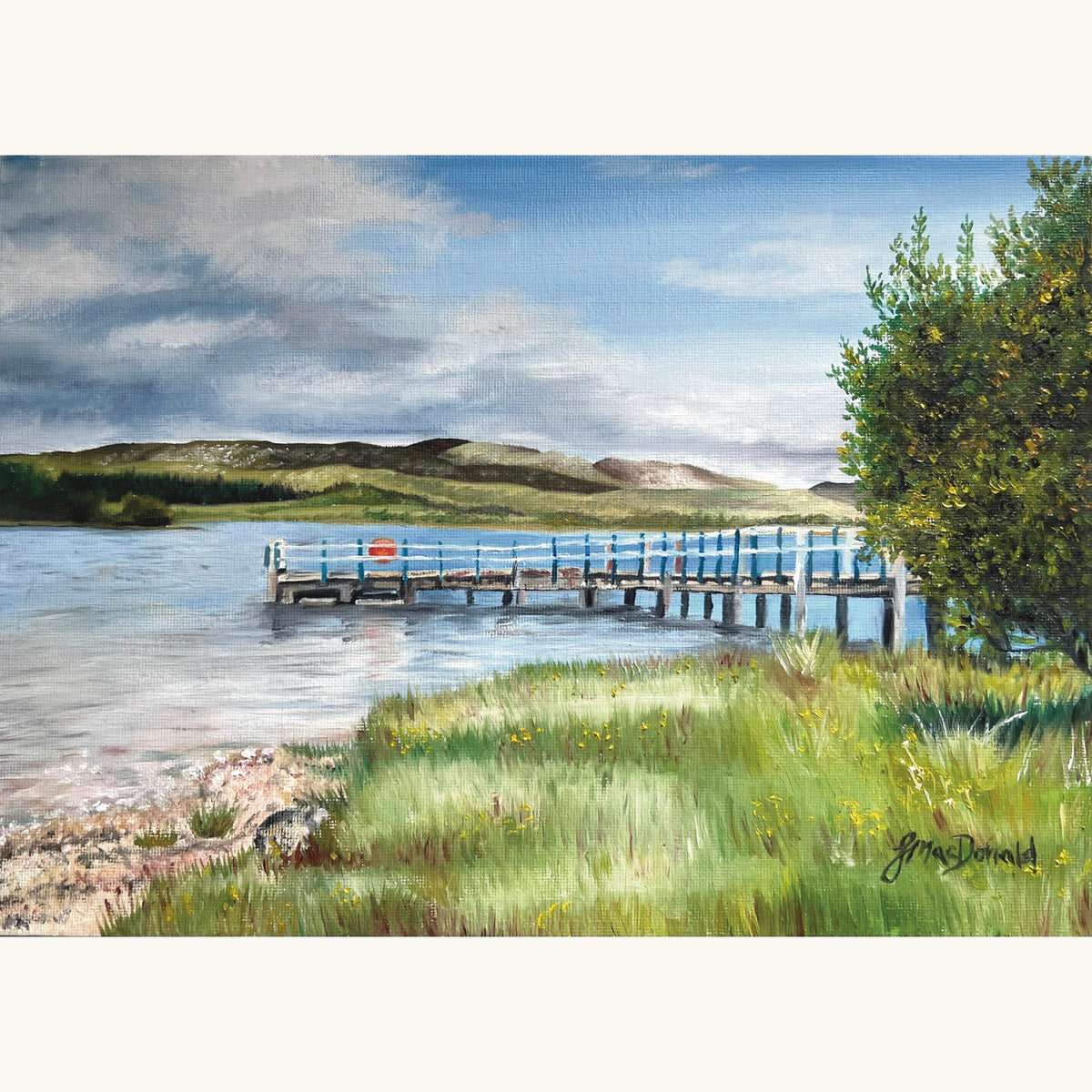 Acharacle Pier Keyring/Magnet