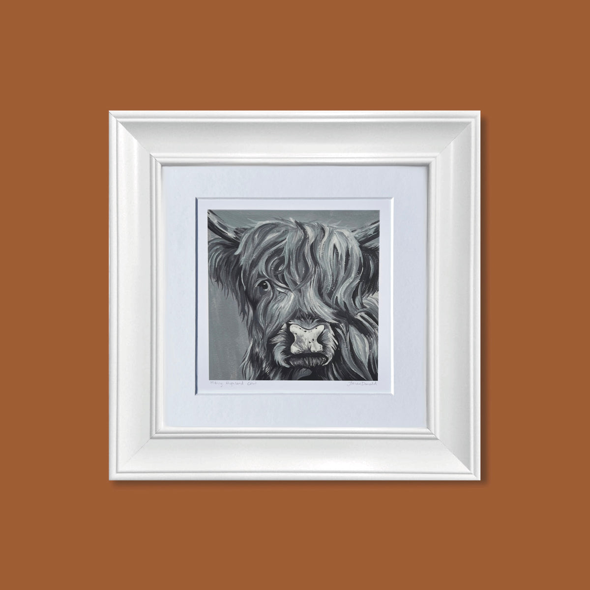 Hairy Highland Cow Print