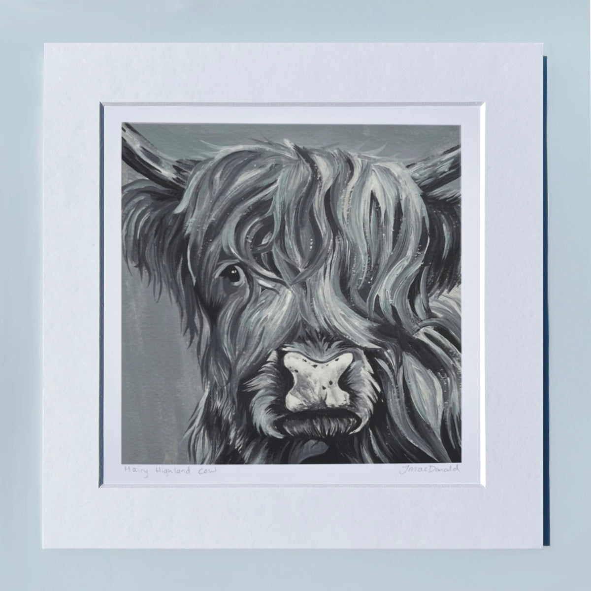 Hairy Highland Cow Print