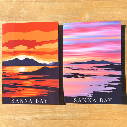 Sanna Bay Sunset Card