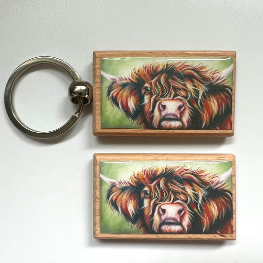 Highland Cow Keyring/Magnet
