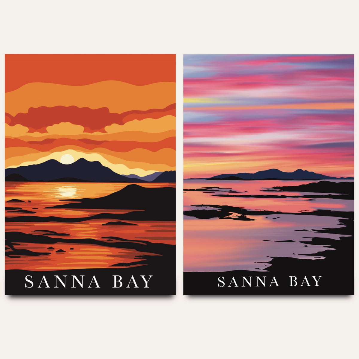 Sanna Bay Sunset Card