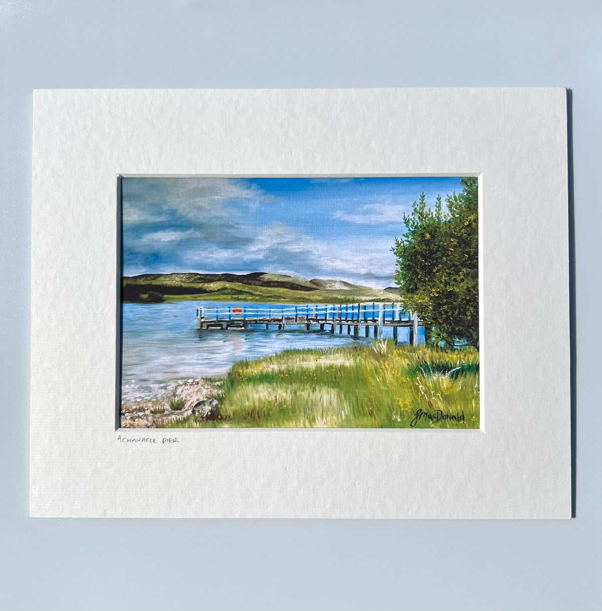 Acharacle Pier Print