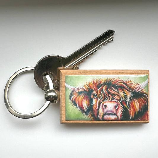 Highland Cow Keyring/Magnet