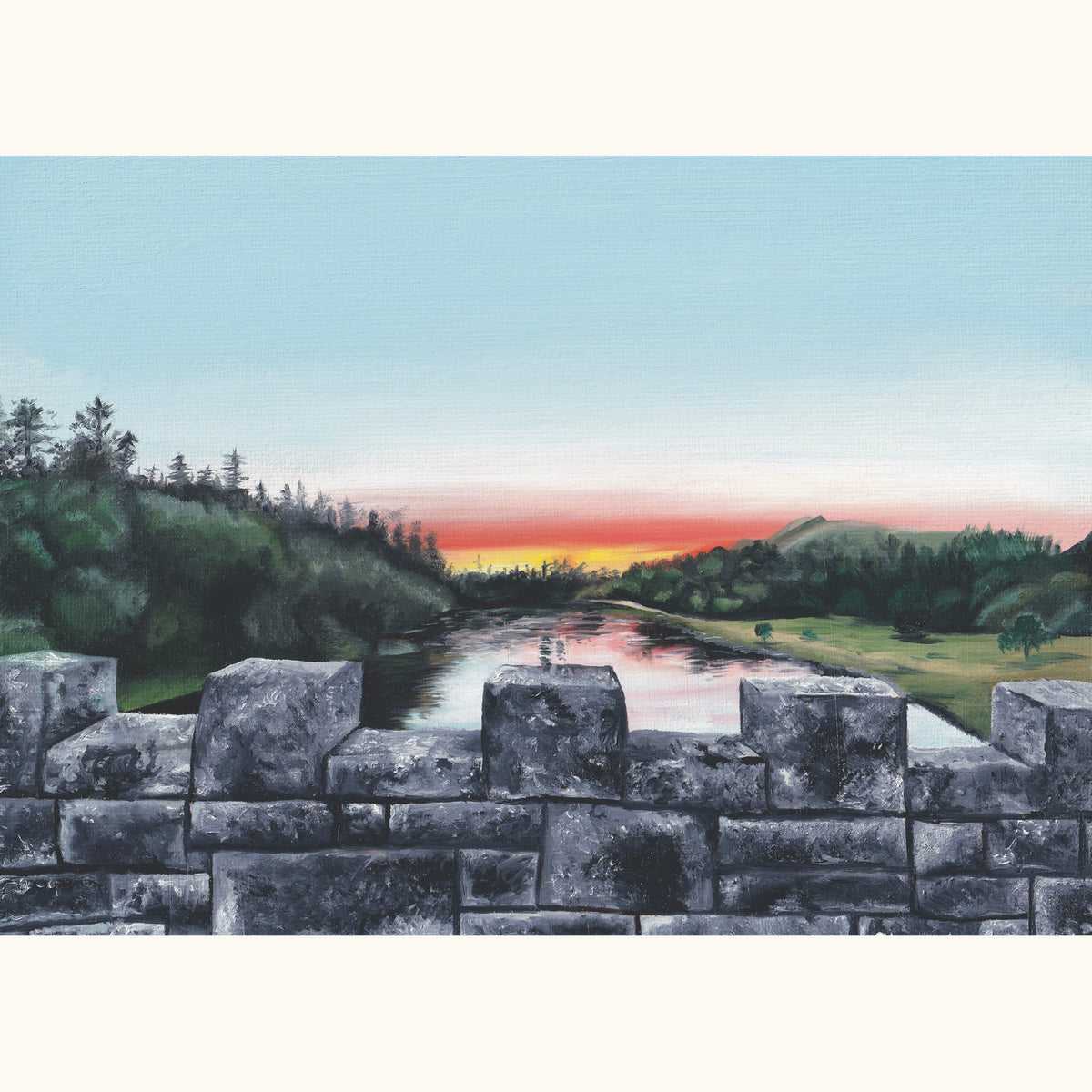 Sunrise at Shielbridge Print