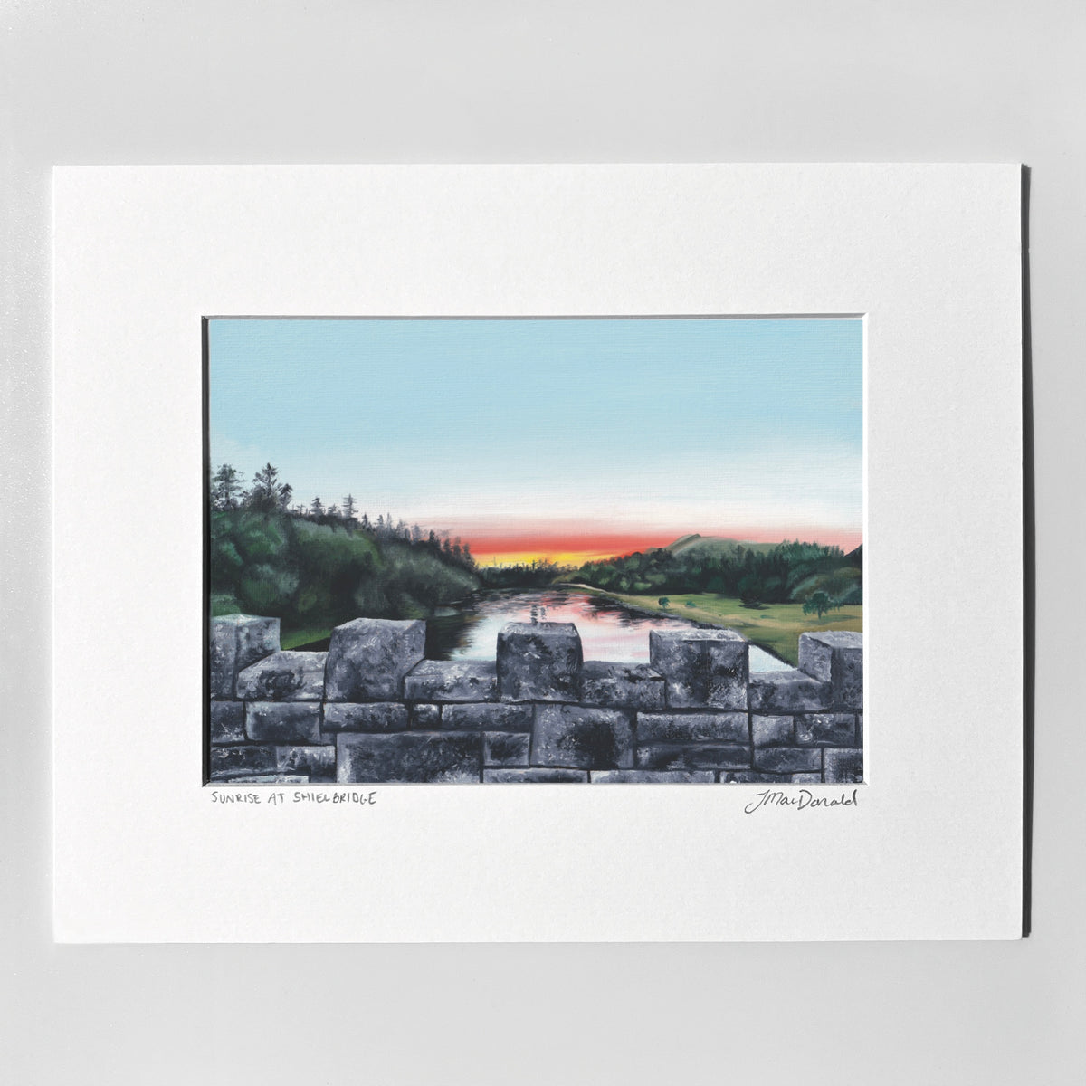 Sunrise at Shielbridge Print