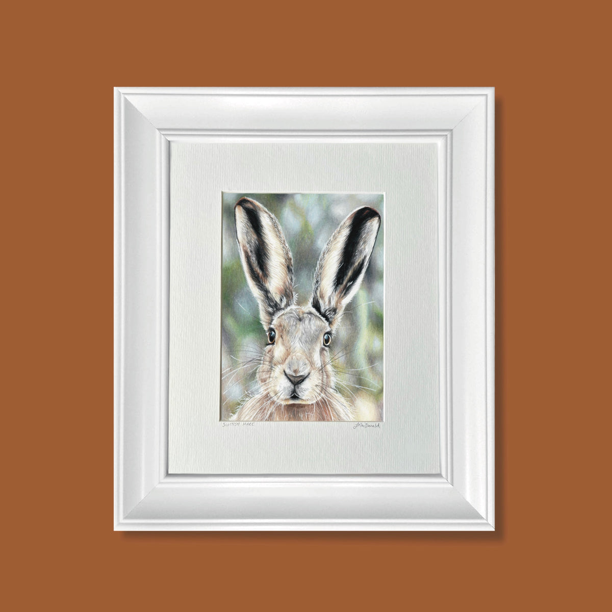Scottish Hare Print
