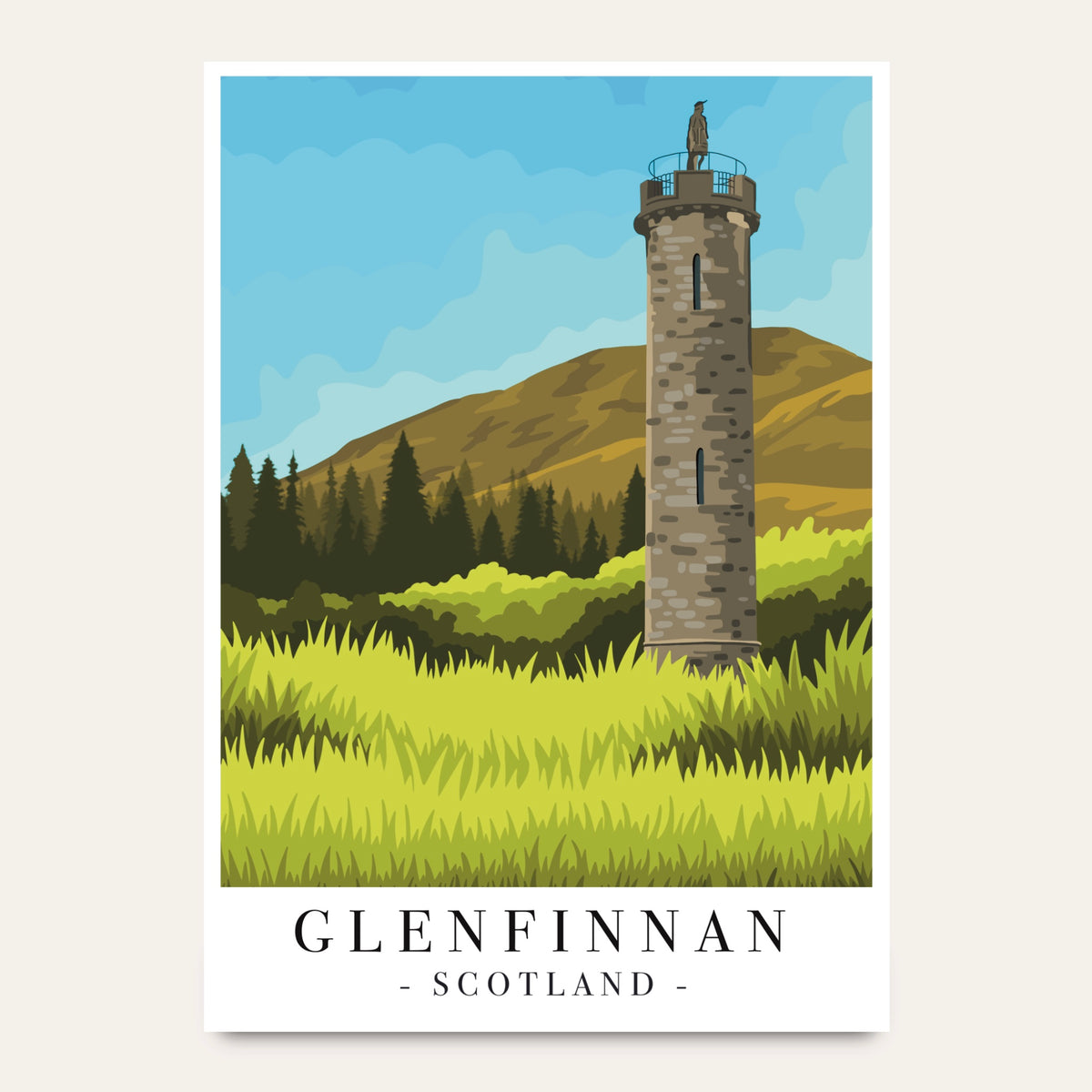 Glenfinnan Monument Poster
