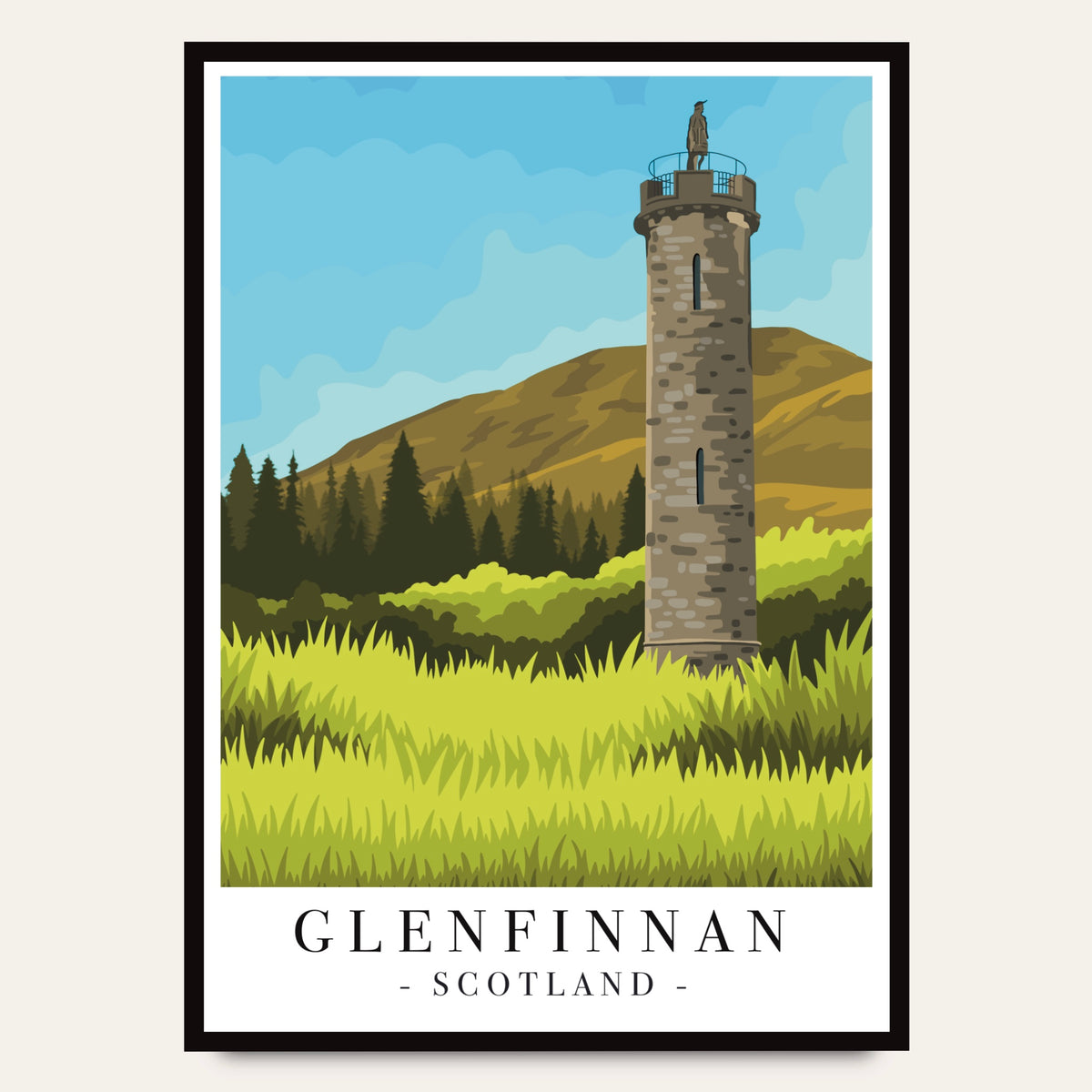 Glenfinnan Monument Poster