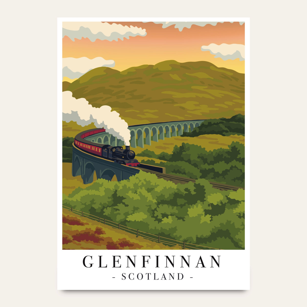 Glenfinnan Viaduct Poster