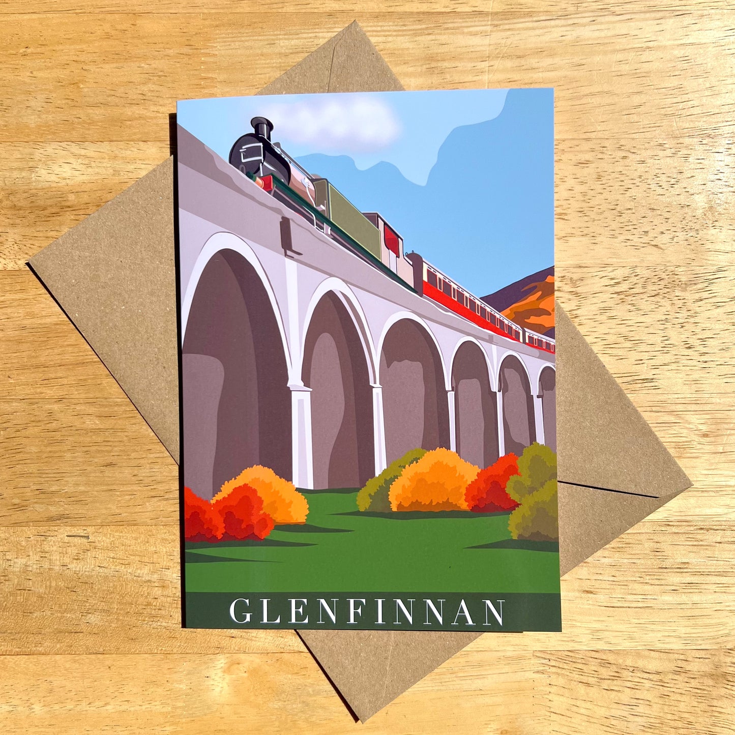 Glenfinnan Viaduct Card