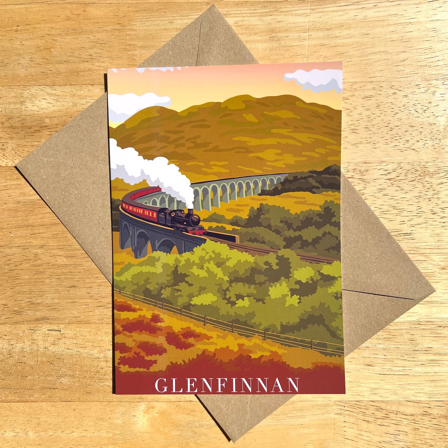 Glenfinnan Viaduct Card