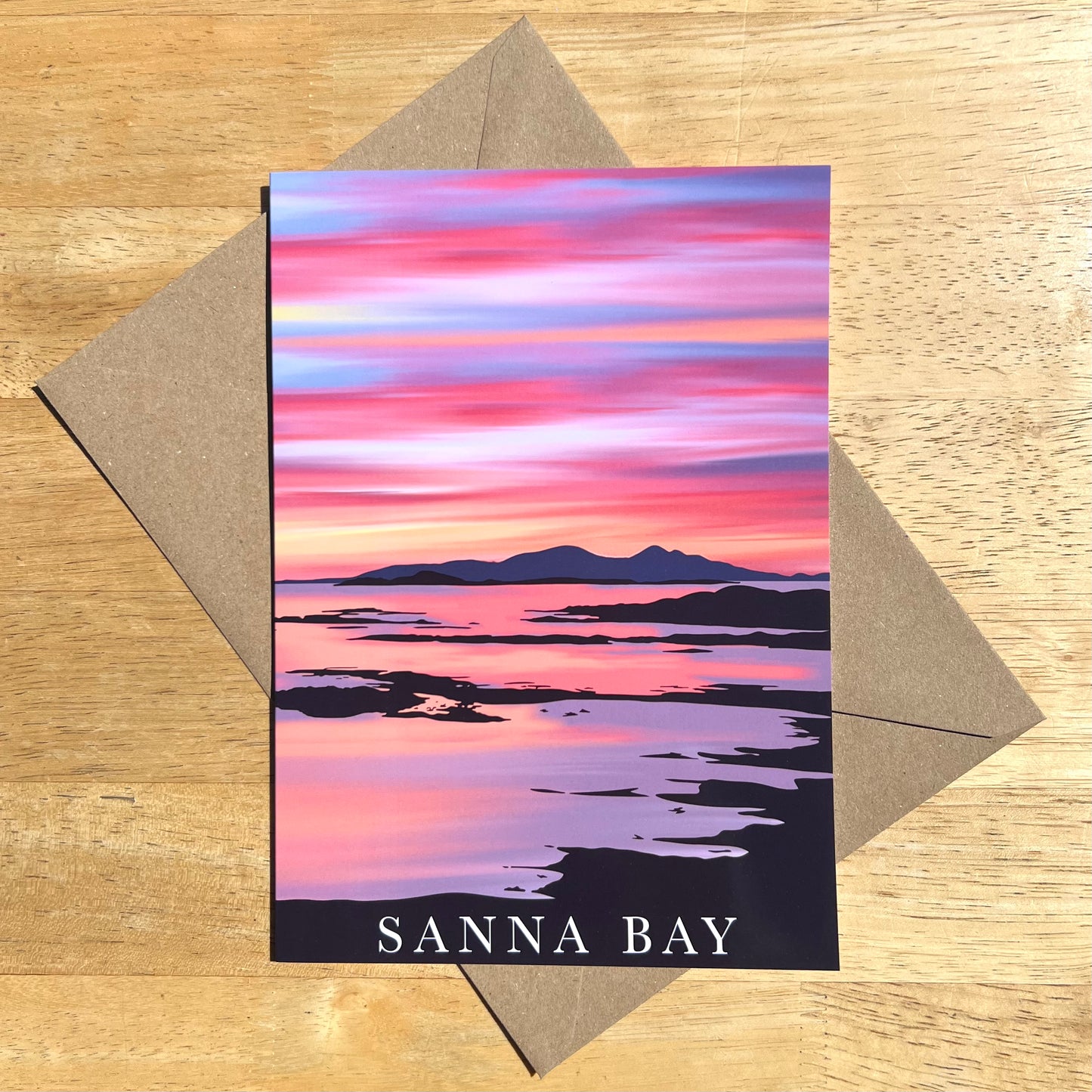 Sanna Bay Sunset Card