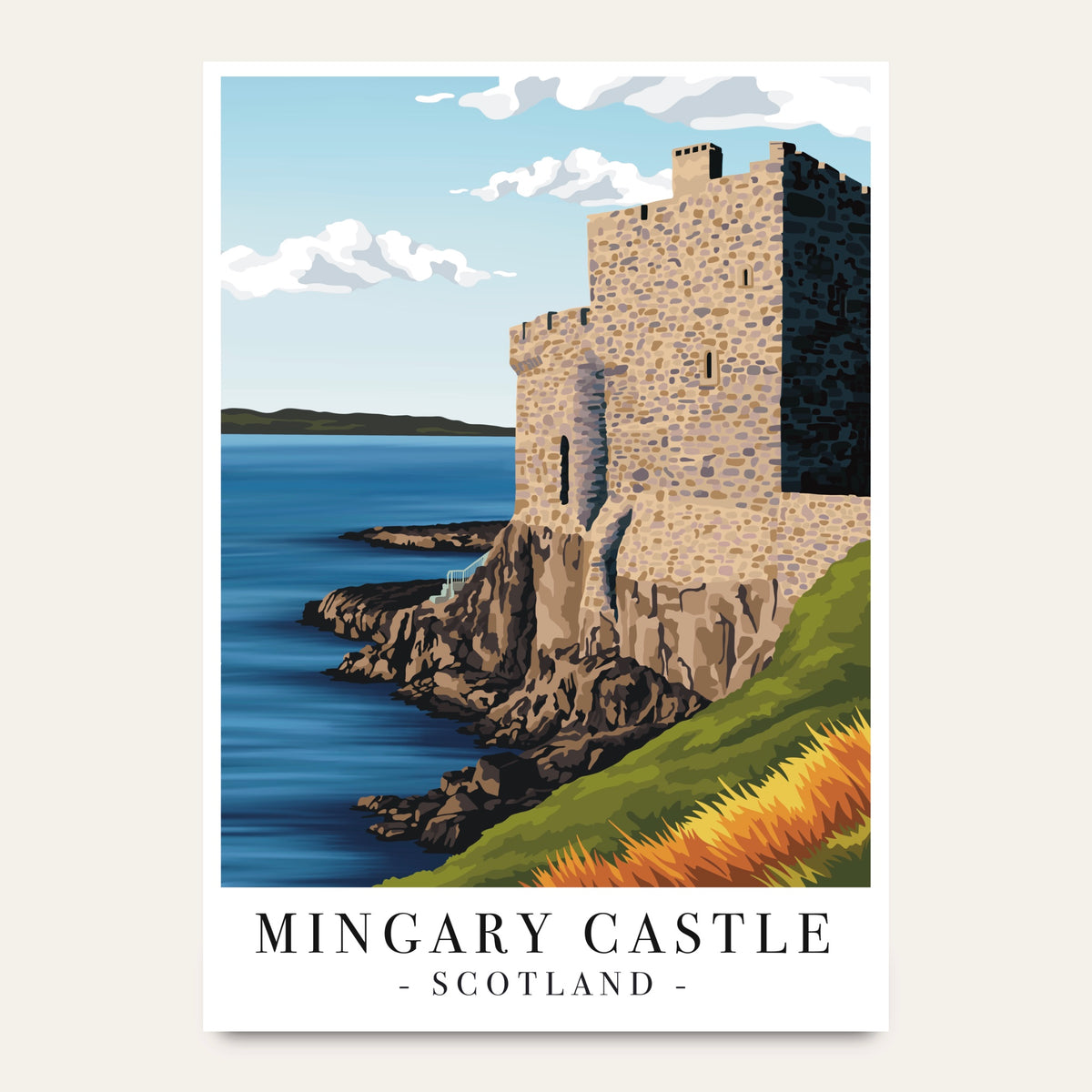 Mingary Castle Poster